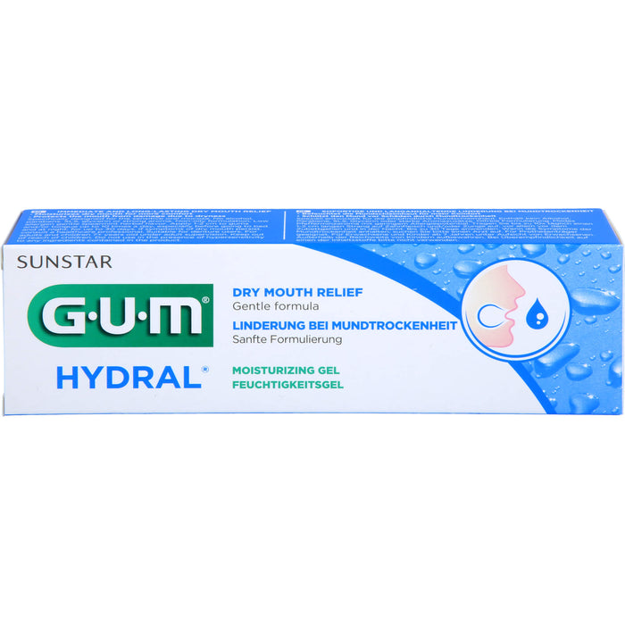 GUM HYDRAL Feuchtigkeitsgel Linderung bei Mundtrockenheit, 50 ml Dentifrice