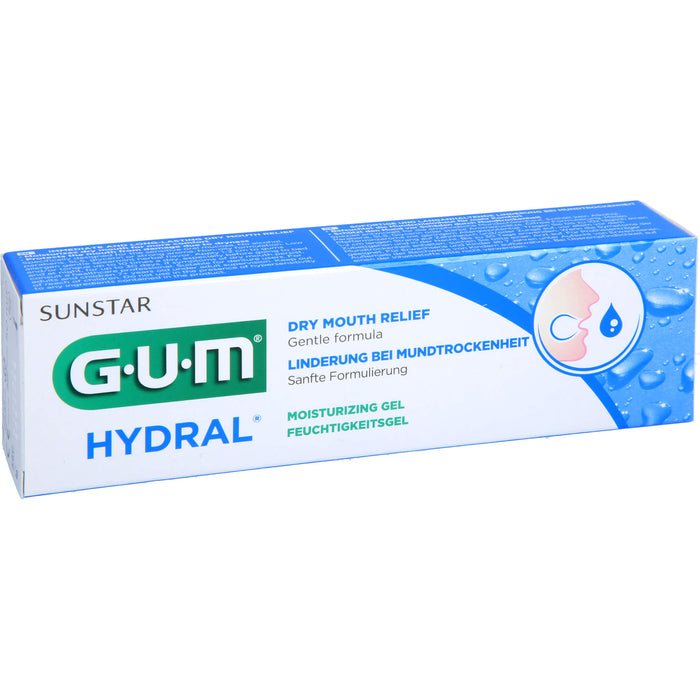 GUM HYDRAL Feuchtigkeitsgel Linderung bei Mundtrockenheit, 50 ml Toothpaste