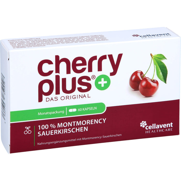 cherry plus 100 % Montmorency Sauerkirschen Kapseln, 60 pc Capsules