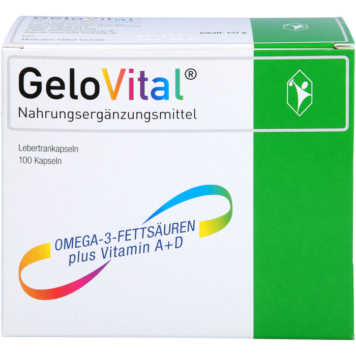 GeloVital Lebertrankapseln, 100 pc Capsules