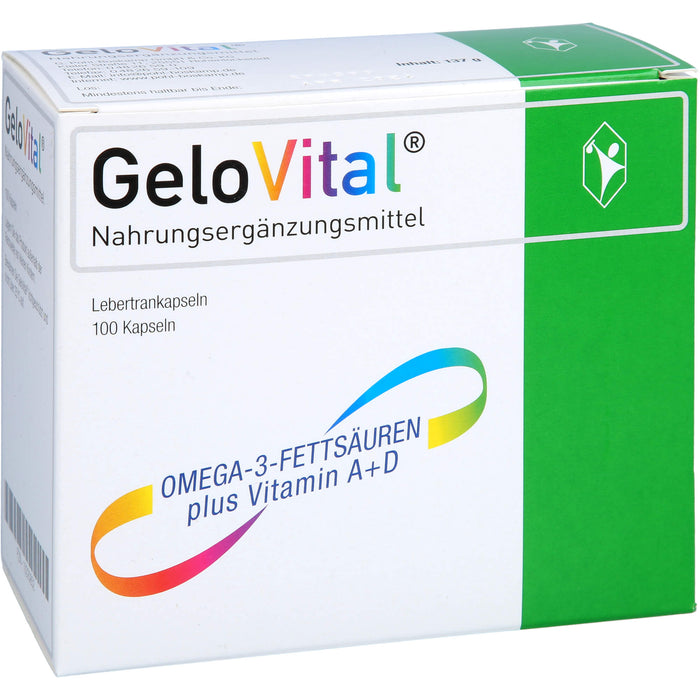 GeloVital Lebertrankapseln, 100 pc Capsules