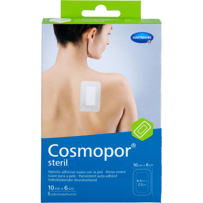 COSMOPOR STERIL 10X6CM, 5 pc Pansement