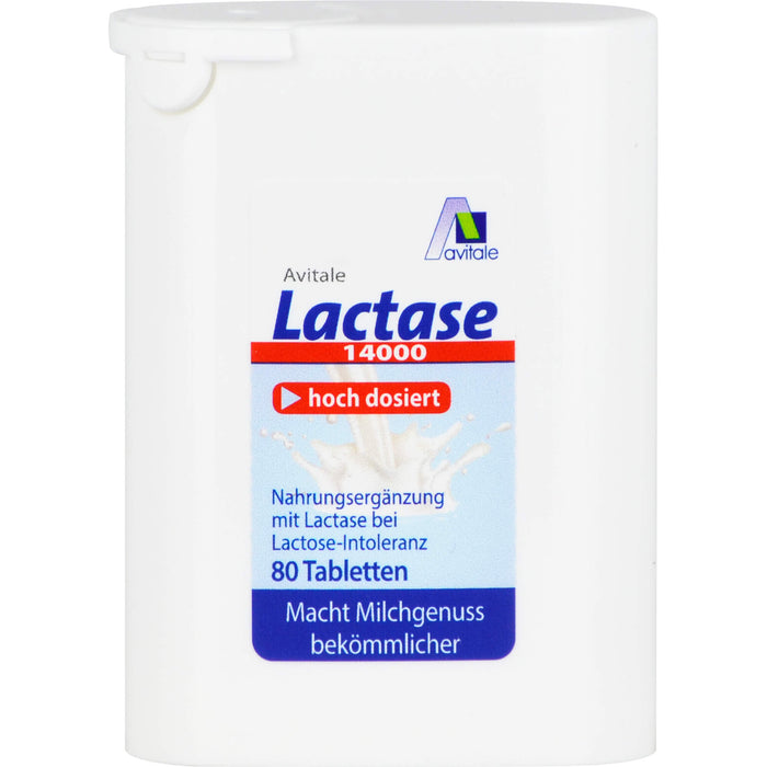 Avitale Lactase 14000 Tabletten, 80 pcs. Tablets