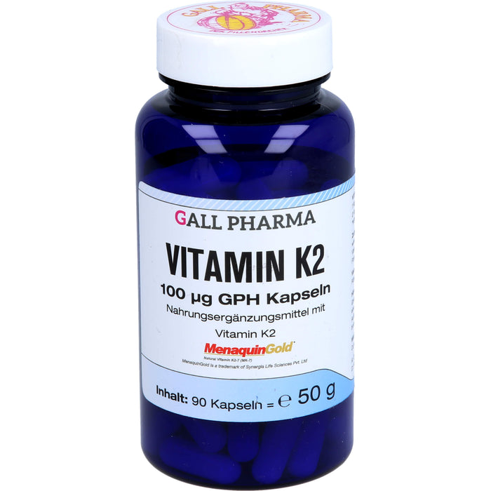 GALL PHARMA Vitamin K2 100 µg GPH Kapseln, 90 pc Capsules