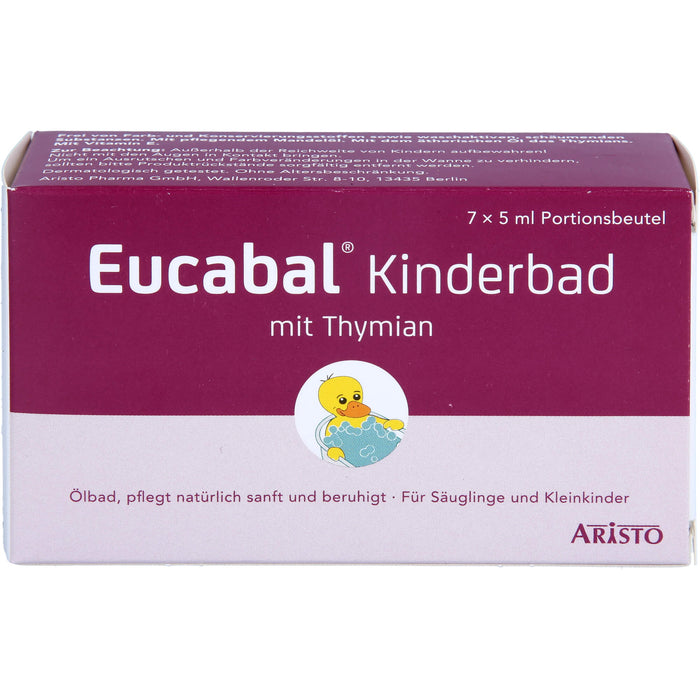 Eucabal Kinderbad mit Thymian, 35 ml Solution