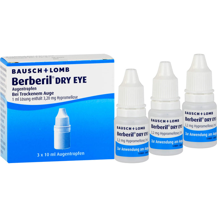 Berberil Dry Eye Augentropfen bei trockenem Auge, 30 ml Solution