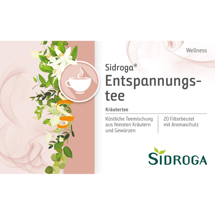 Sidroga Wellness-Tee Entspannungstee, 20 pcs. Filter bag