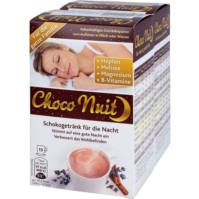 Choco Nuit Drink Schokogetränk Pulver, 20 pcs. Sachets