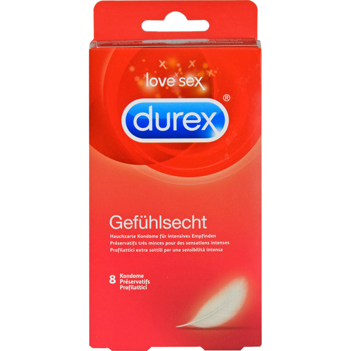 Durex Gefühlsecht Classic Kondome, 8 pcs. Condoms