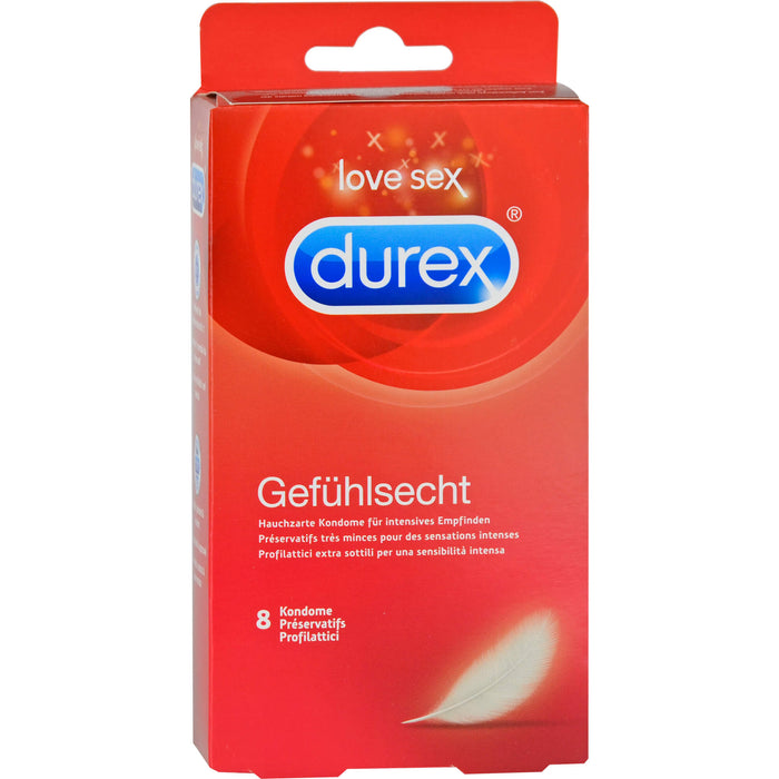 Durex Gefühlsecht Classic Kondome, 8 pcs. Condoms