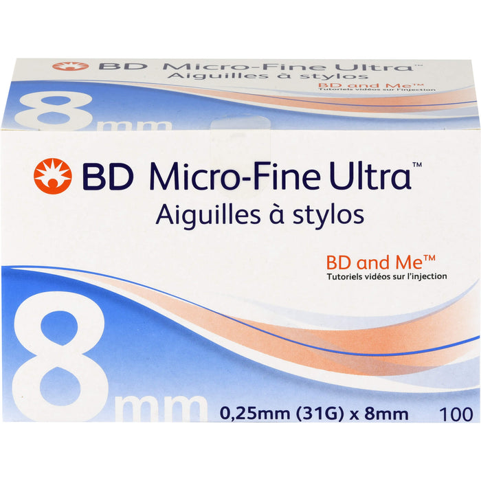 BD Micro-Fine Ultra Pen-Nadeln 0,25x8mm, 100 St KAN