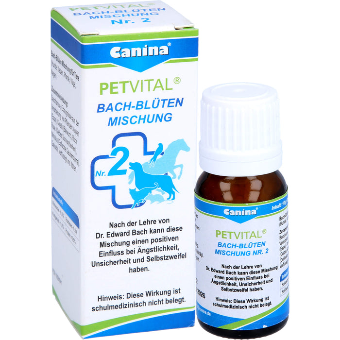 PETVITAL Bach-Blüten Mischung Nr. 2 Globuli, 10 g Globuli