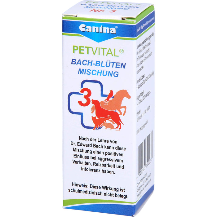 PETVITAL Bachblüten Nr. 3 vet, 10 g GLO