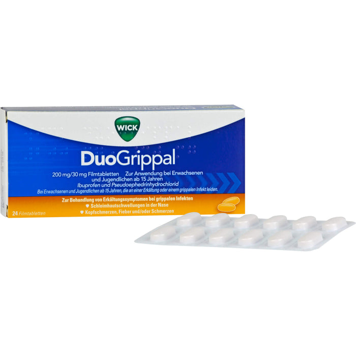 WICK DuoGrippal Filmtabletten, 24 pc Tablettes