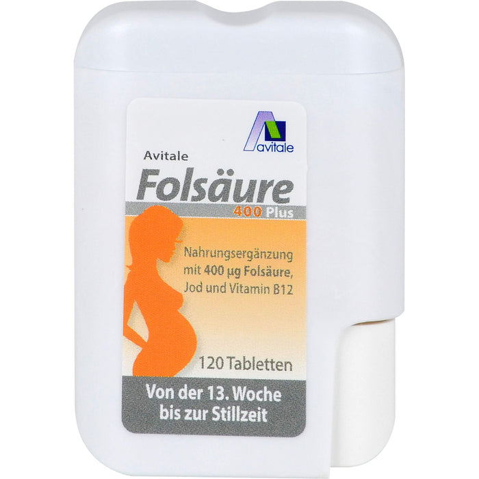 Avitale Folsäure 400 plus Tabletten, 120 pc Tablettes