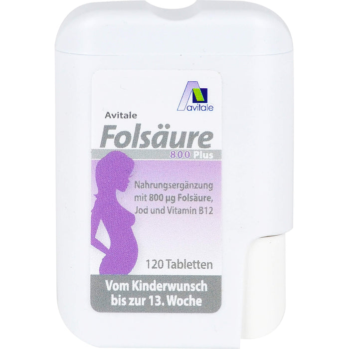 Avitale Folsäure 800 plus Tabletten, 120 pcs. Tablets