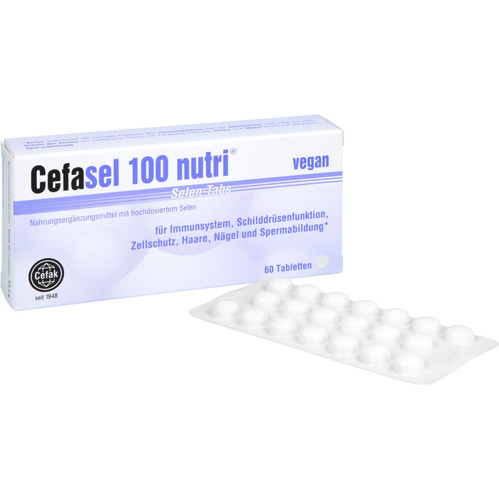 Cefasel 100 nutri Selen-TABS, 60 pcs. Tablets