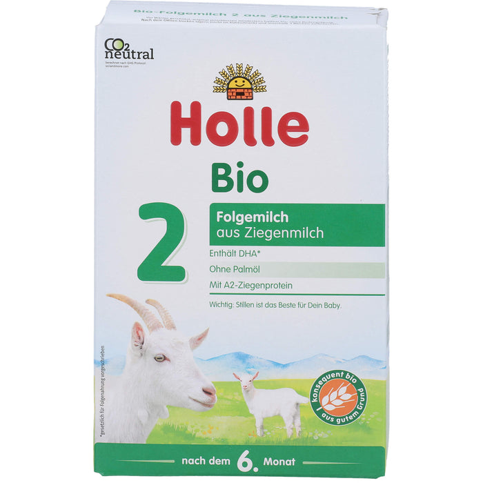 Holle Bio 2 Folgemilch aus Ziegenmilch, 400 g Pulver