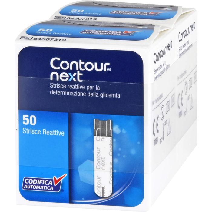 Contour next Sensoren für die Blutzuckerbestimmung Reimport Kohlpharma, 100 pc Bandelettes réactives