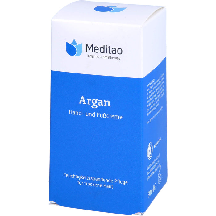 Meditao Argan Hand- und Fusscreme, 50 ml Cream