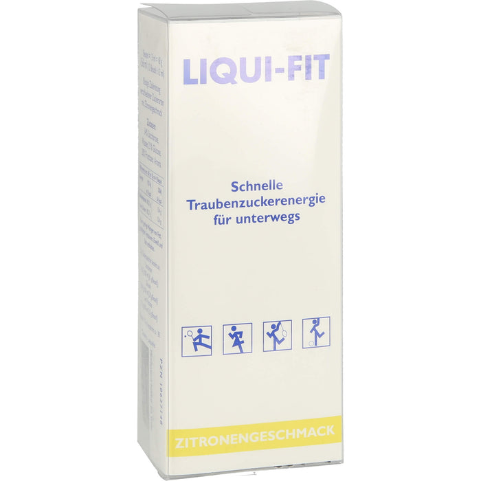 LIQUI-FIT Traubenzuckerenergie Beutel Zitronengeschmack, 12 pc Sachets