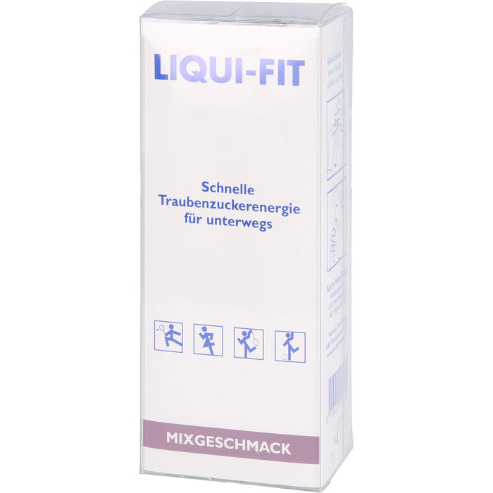 LIQUI-FIT schnelle Traubenzuckerenergie Beutel Mixgeschmack, 12 pc Sachets