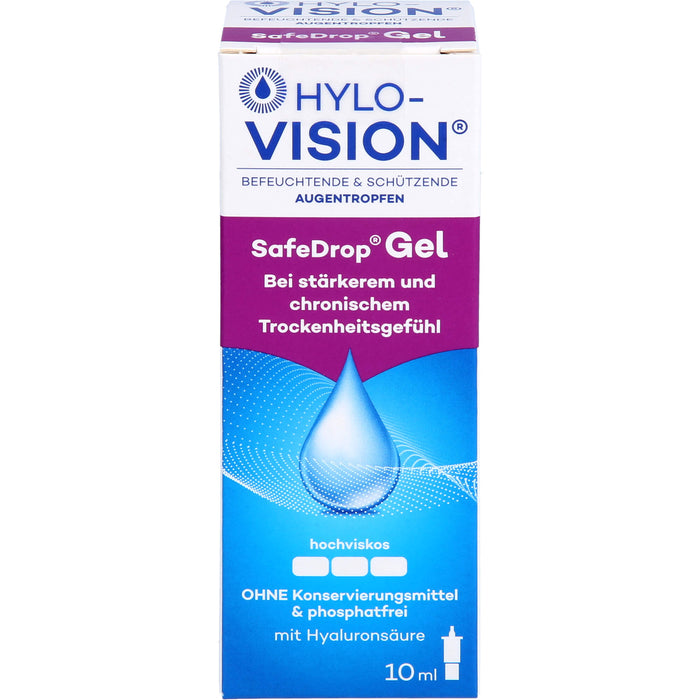 Hylo-Vision SafeDrop Gel, 10 ml Solution