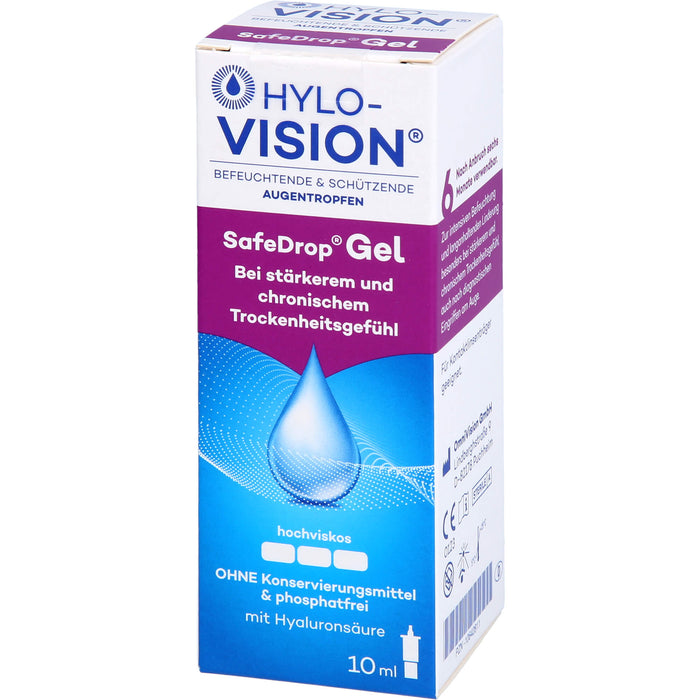 Hylo-Vision SafeDrop Gel, 10 ml Lösung