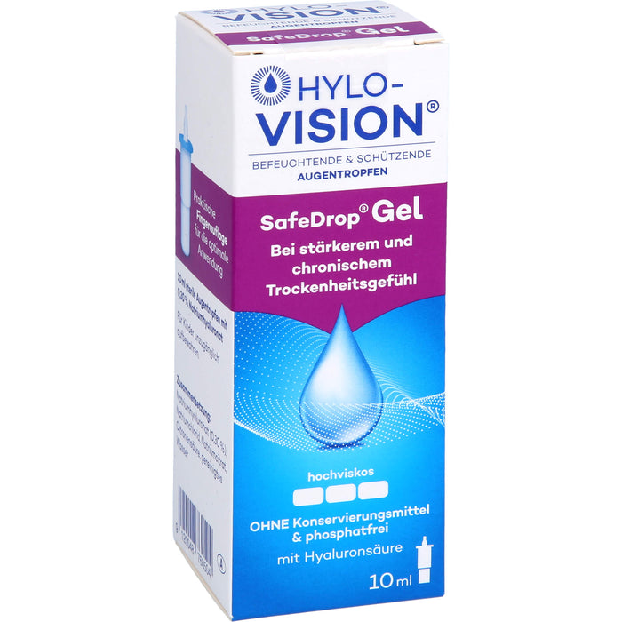 Hylo-Vision SafeDrop Gel, 10 ml Lösung