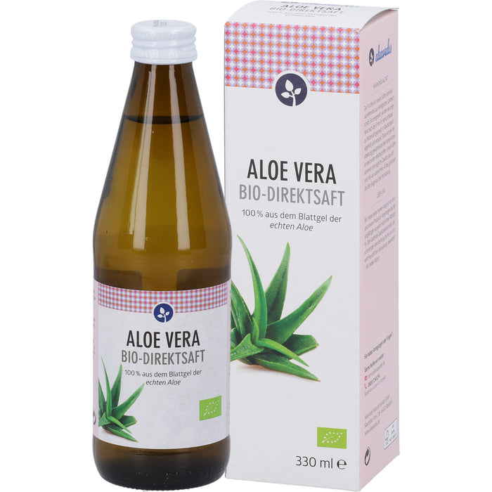 aleavedis Aloe Vera Bio-Direktsaft, 330 ml Solution