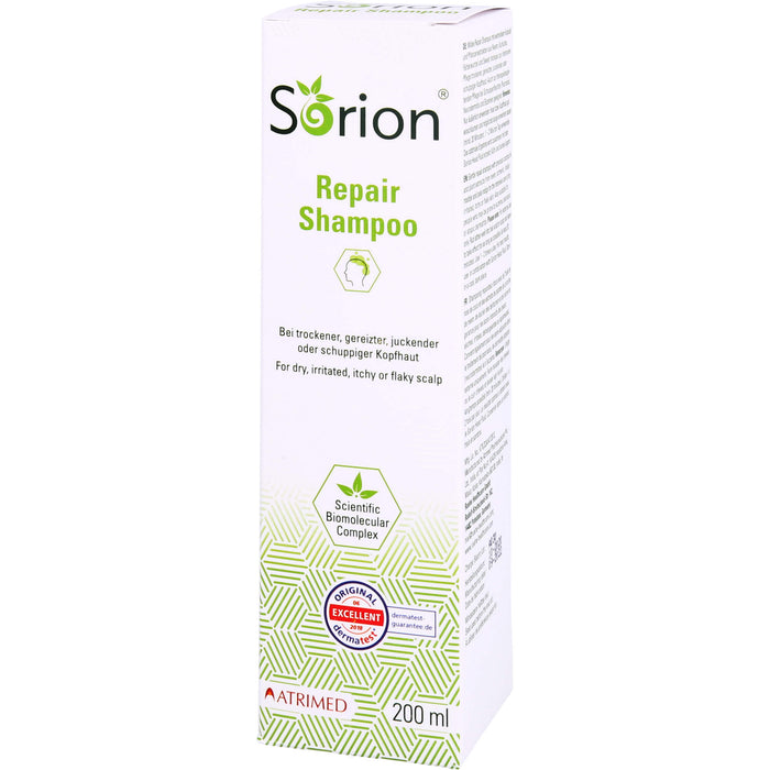 Sorion Shampoo für trockene empfindliche Kopfhaut, 200 ml Shampoo