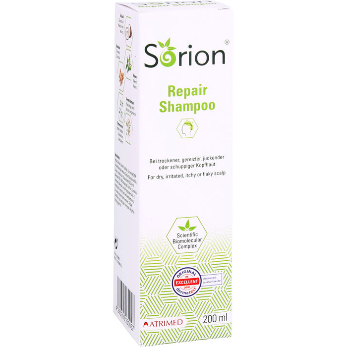 Sorion Shampoo für trockene empfindliche Kopfhaut, 200 ml Shampoing