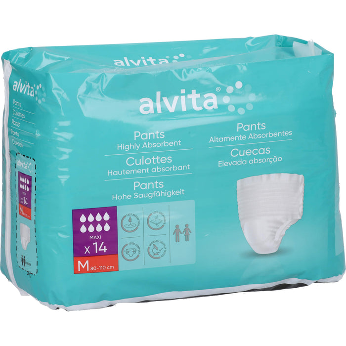 Alvita Inkontinenz Pants Maxi Medium Nacht, 14 pcs. Insoles