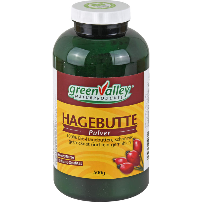 greenValley Hagebutten Pulver Bio, 500 g Poudre