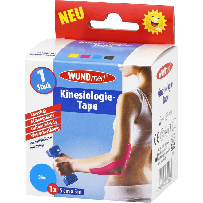 KINESIOLOGIE TAPE 5CMX5M BLAU, 1 St