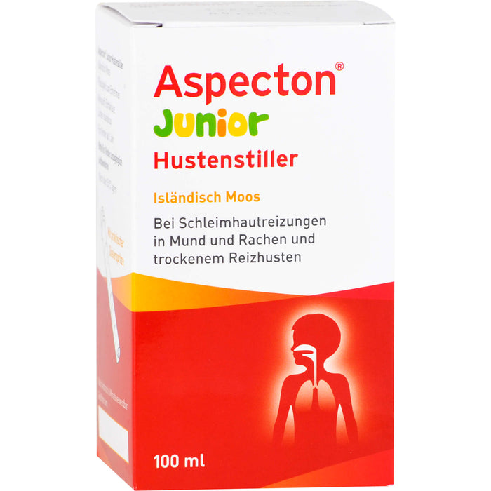 Aspecton Junior Hustenstiller Isländisch Moos Saft, 100 ml Lösung