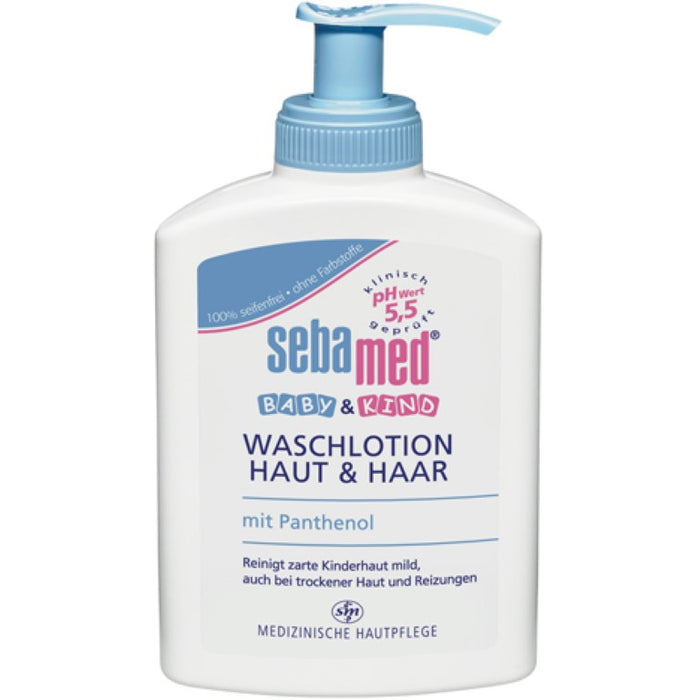 Sebamed Baby & Kind Waschlotion für Haut und Haare, 200 ml Solution