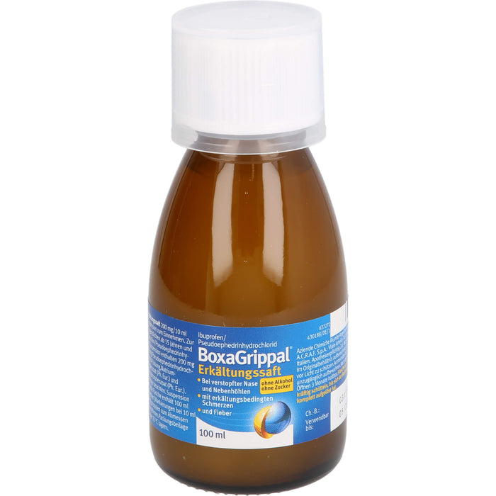 BoxaGrippal Erkältungssaft, 100 ml Solution