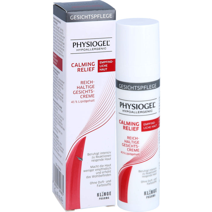 PHYSIOGEL Calming Relief reichhaltige Gesichtscreme, 40 ml Cream