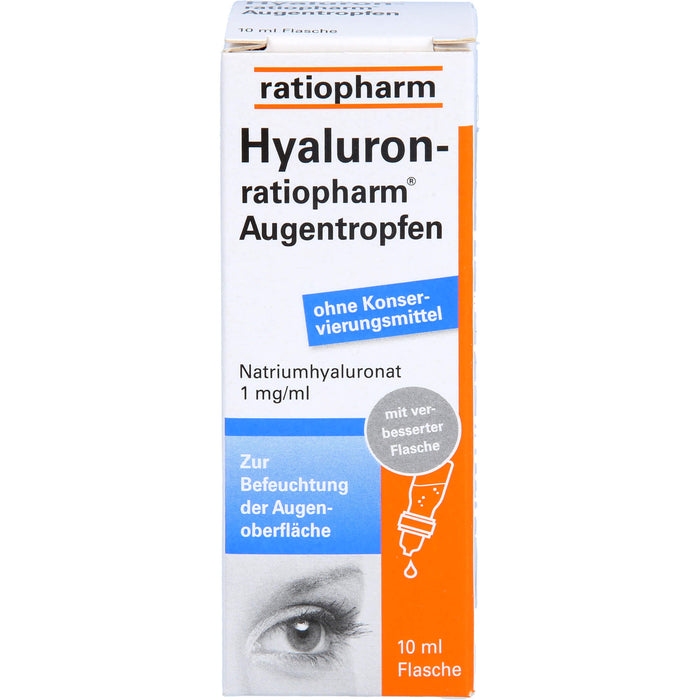 Hyaluron-ratiopharm Augentropfen, 10 ml Solution