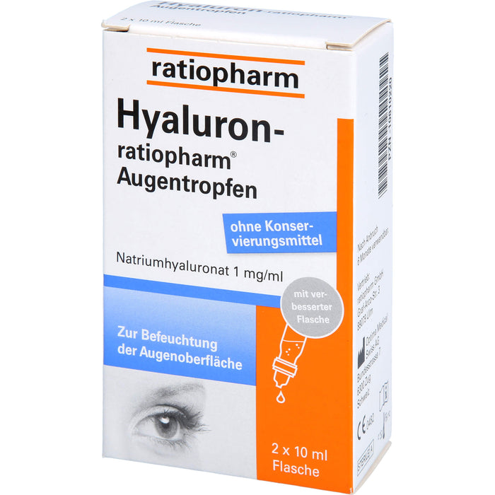 Hyaluron-ratiopharm Augentropfen, 20 ml Lösung