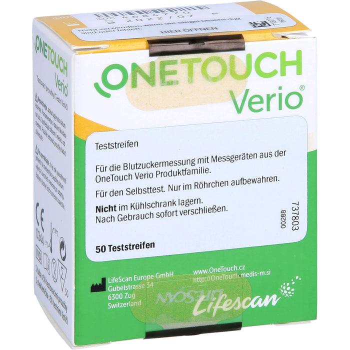 One Touch Verio Emra Teststreifen, 50 St TTR