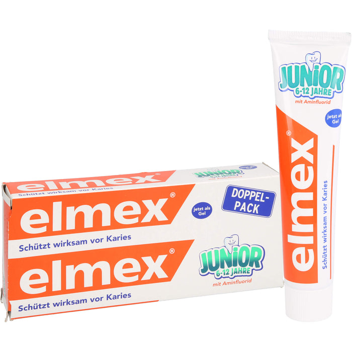 elmex Junior Zahnpasta Doppelpack, 2X75 ml ZPA