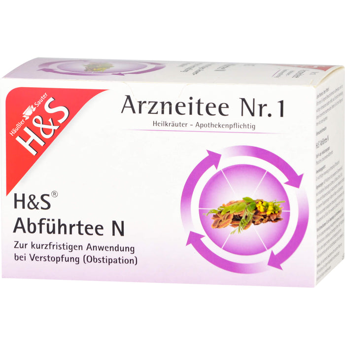 H&S Abführtee N Arzneitee Nr. 1 bei Verstopfung Filterbeutel, 20 pc Sac filtrant