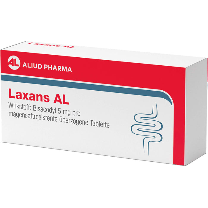 Laxans AL überzogene Tabletten bei Verstopfung, 30 pc Tablettes