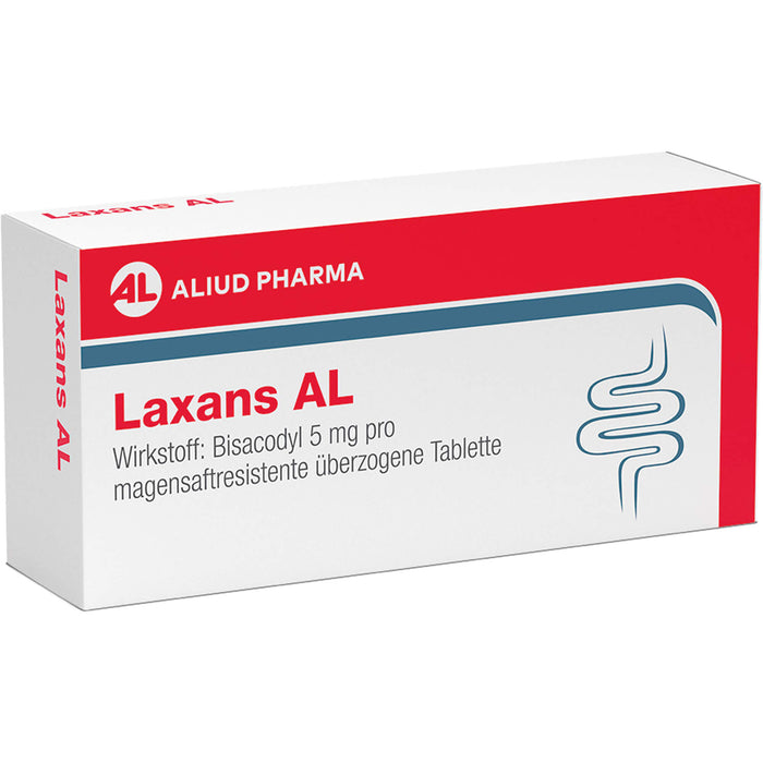 Laxans AL überzogene Tabletten bei Verstopfung, 30 pc Tablettes