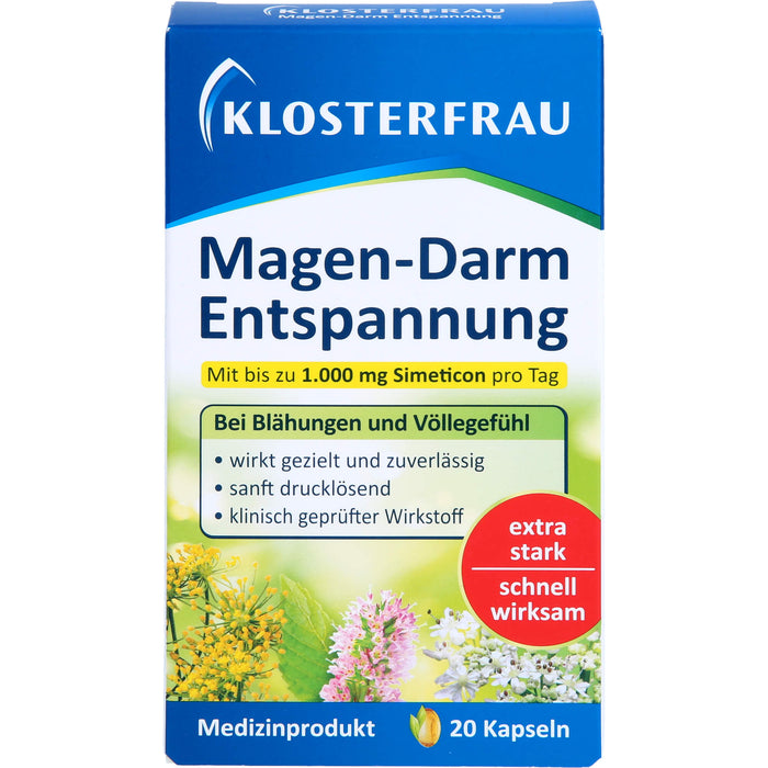 Klosterfrau Magen-Darm Entspannungs-Kapseln, 20 pc Capsules