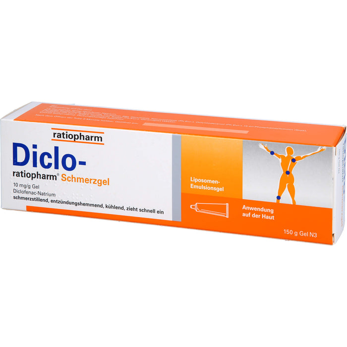 Diclo-ratiopharm Schmerzgel, 150 g Gel