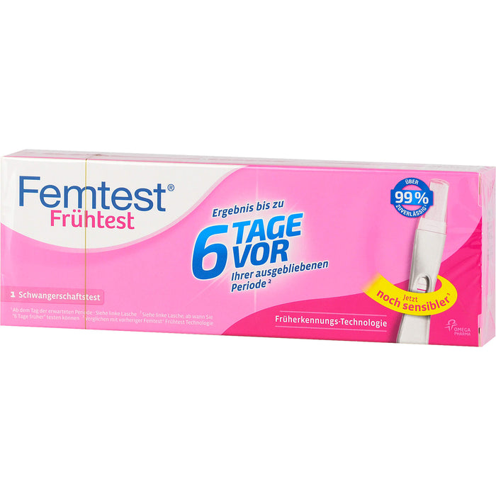 Femtest Frühtest Schwangerschaftstest, 1 pcs. Test