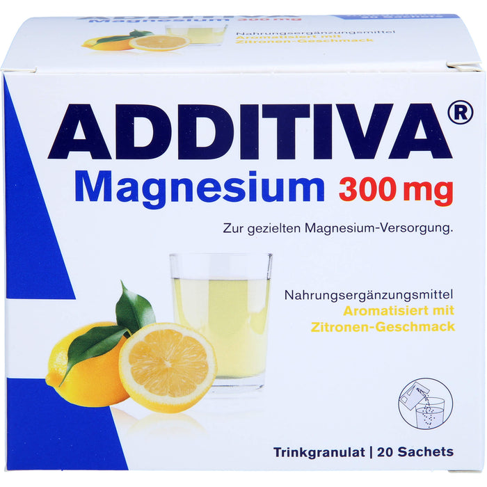 ADDITIVA Magnesium 300 mg Sachets, 20 pc Sachets